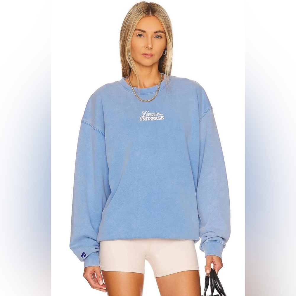 The Mayfair Group Angel Number Crewneck Listen to the Language of Love